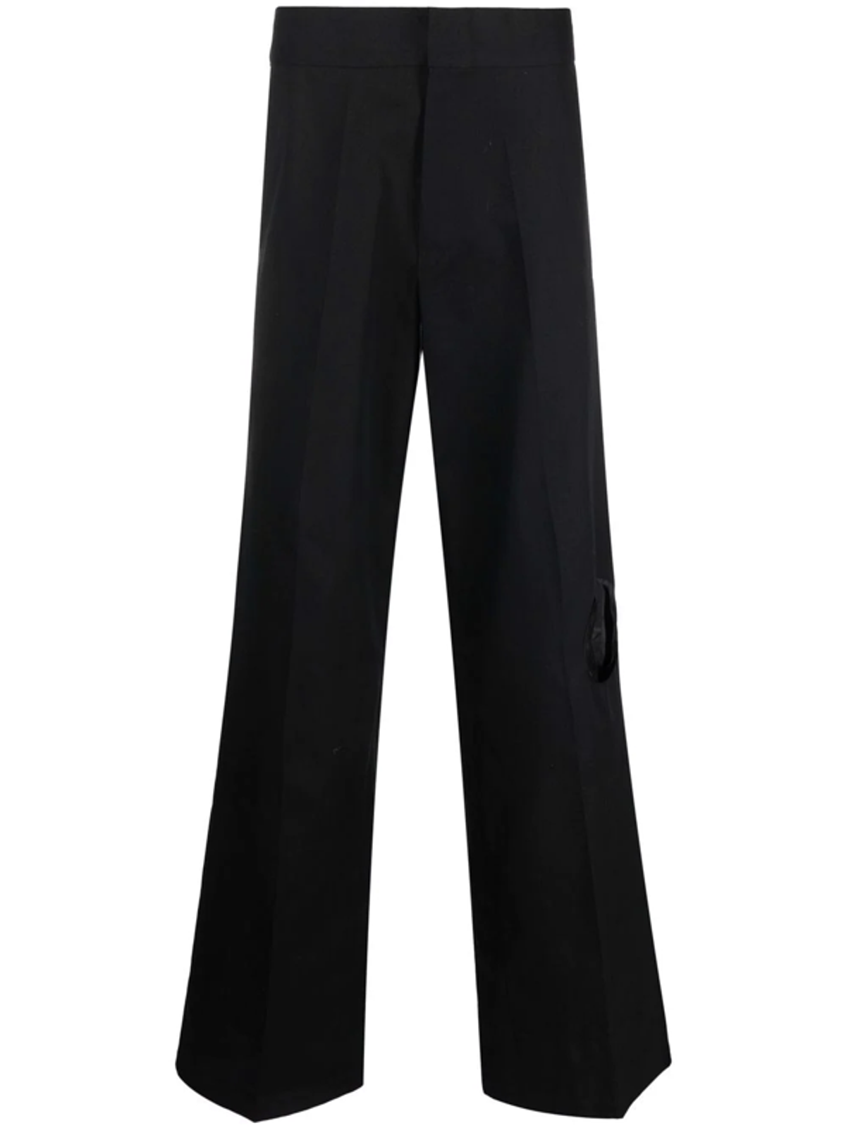 Raf Simons Wide Leg Trousers In Black