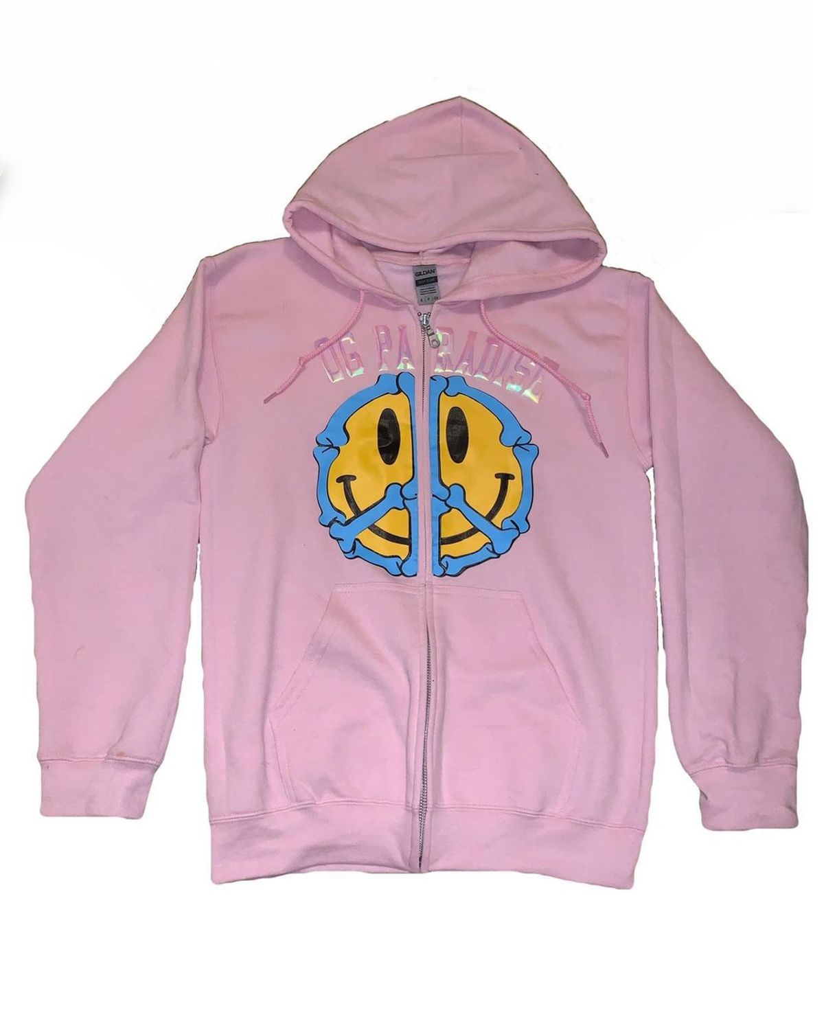 OG Paradise Smiley Zip Hoodie WHAT’S ON THE STAR?