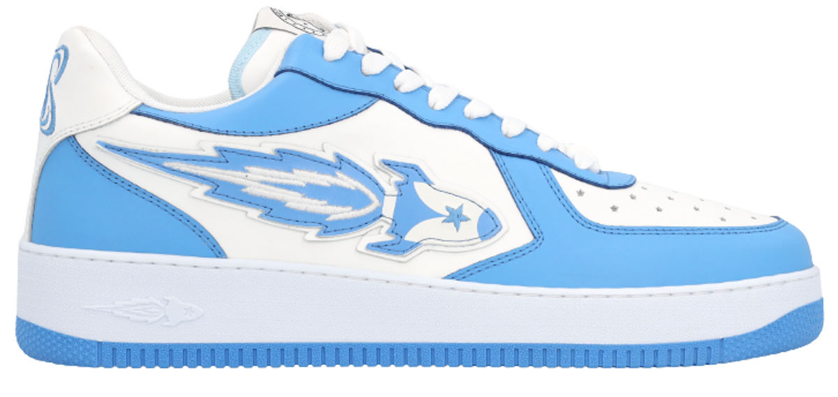 Enterprise Japan Rocket Low Sneaker Calf Light Blue Sneakers
