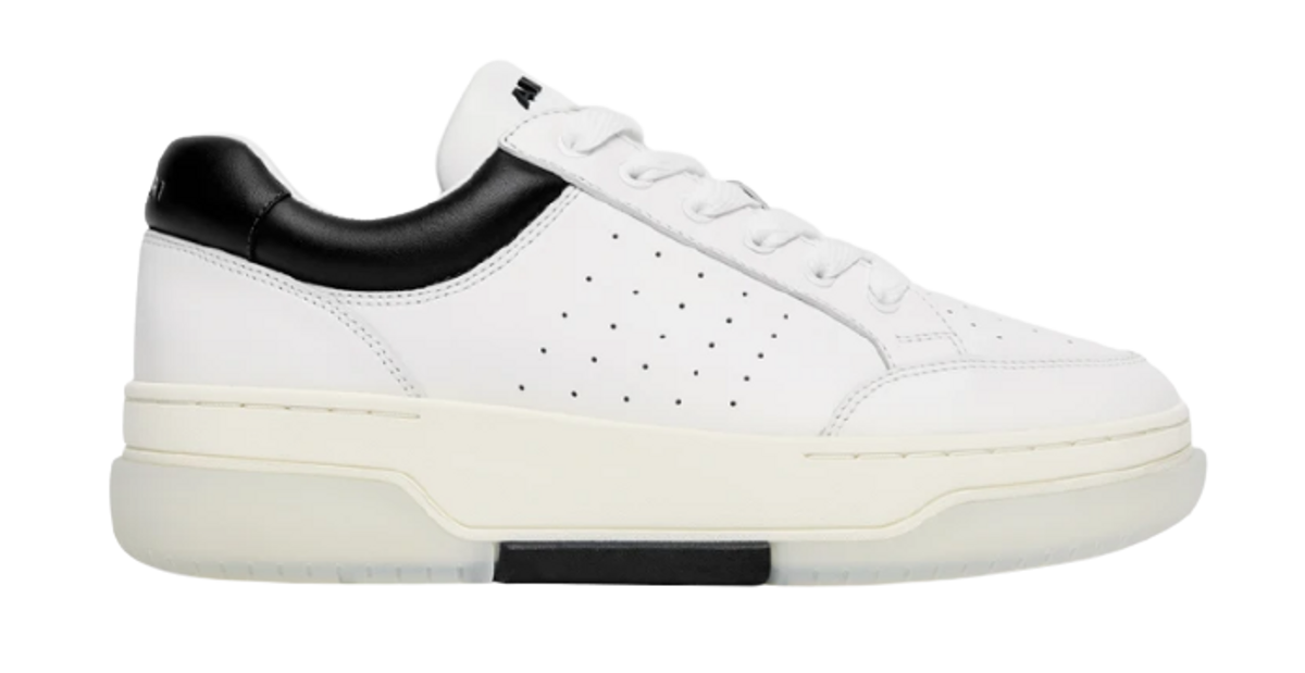 Amiri Stadium Low White Black Sneakers