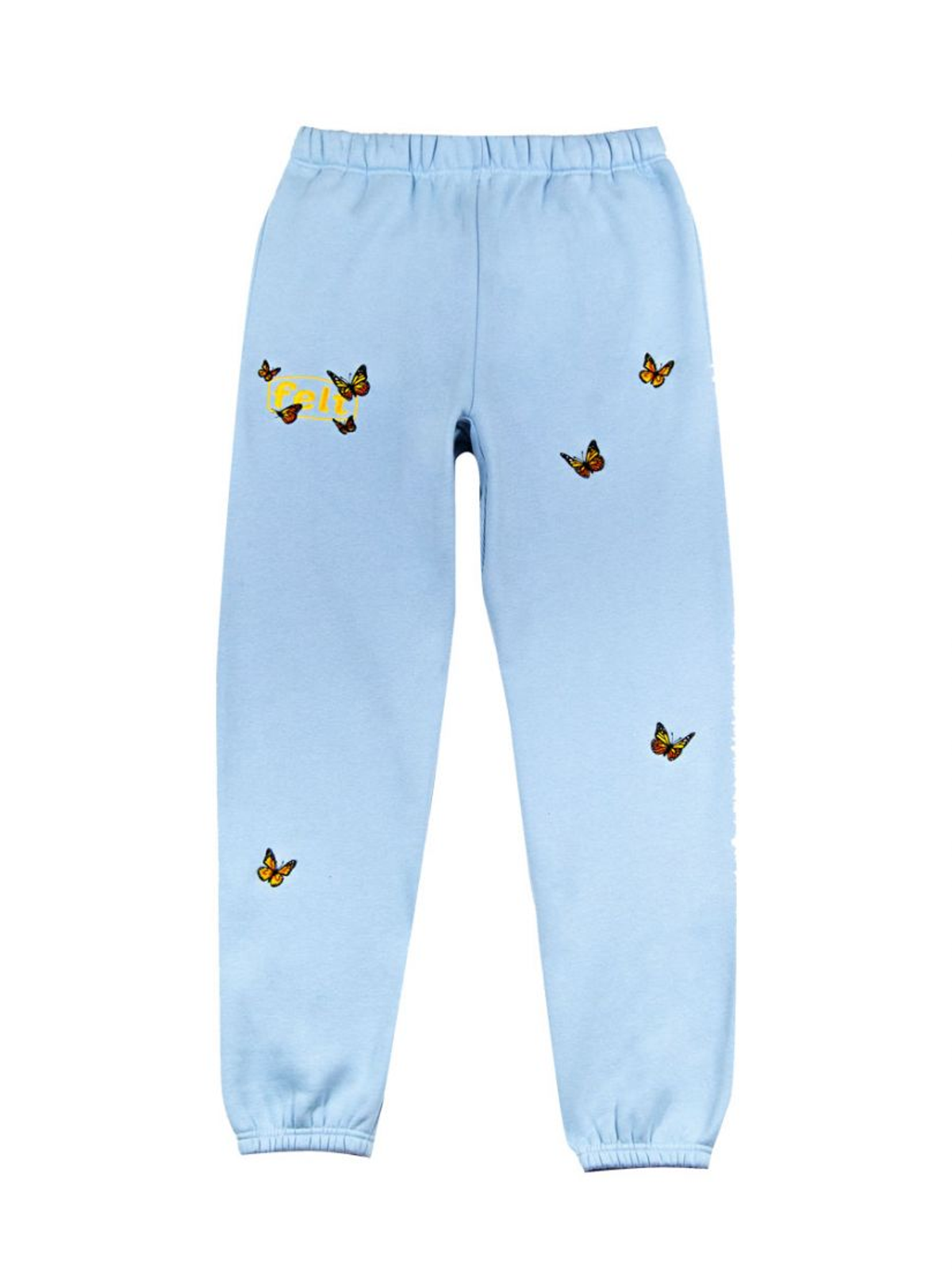 Felt Butterfly Garden Sweatpants