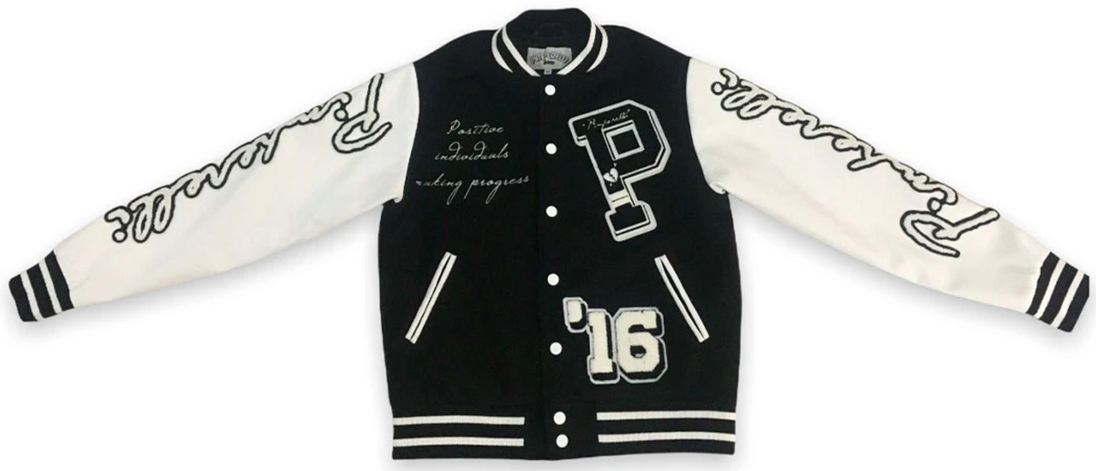 Pimperelli Lover Boy Black/White Varsity Jackey