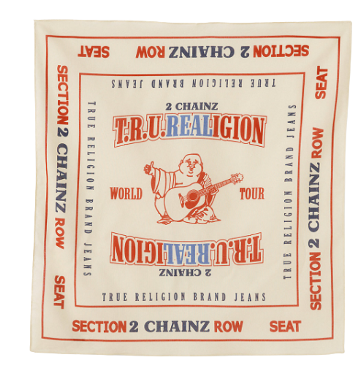 True Religion × 2 Chainz Merch Logo Bandana