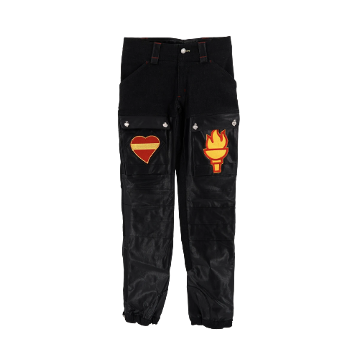 Whensmokeclears Romping Cargo Black Pants