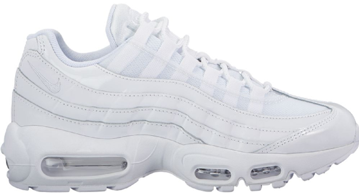 Nike Air Max 95 Triple White Sneakers