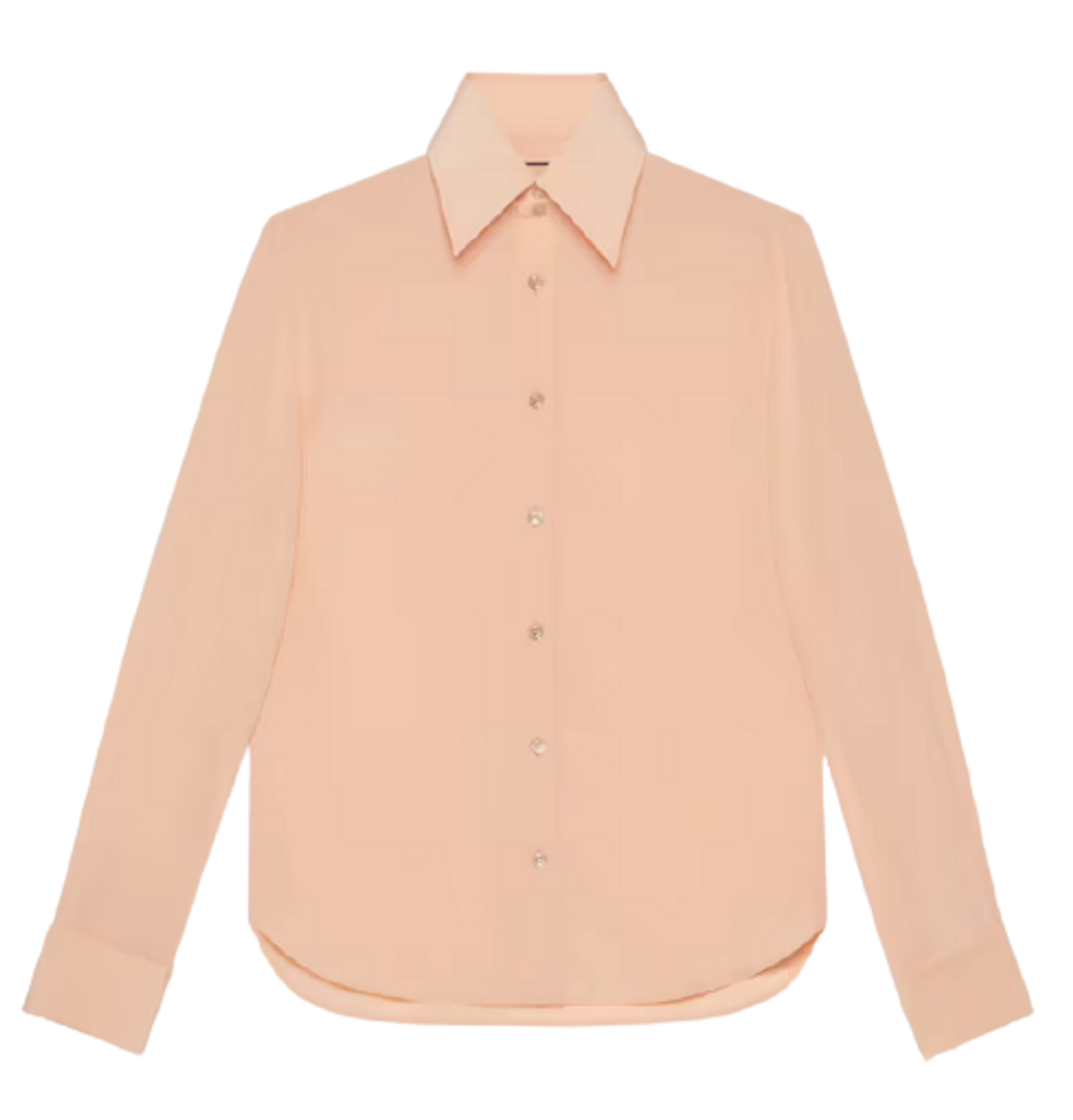 Gucci Silk Crepe De Chine Formal Shirt