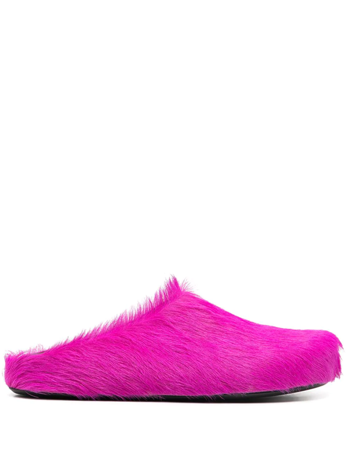 Marni Pink Calf Hair Fussbett Loafers