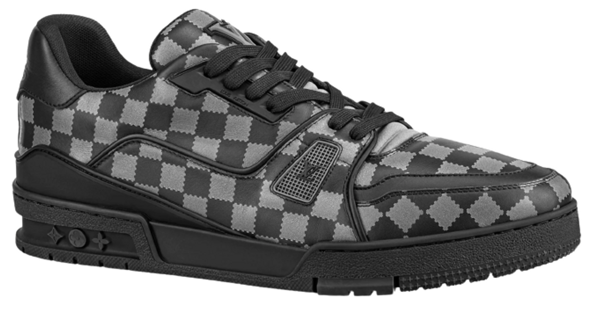 Louis Vuitton LV Black Trainer Sneakers