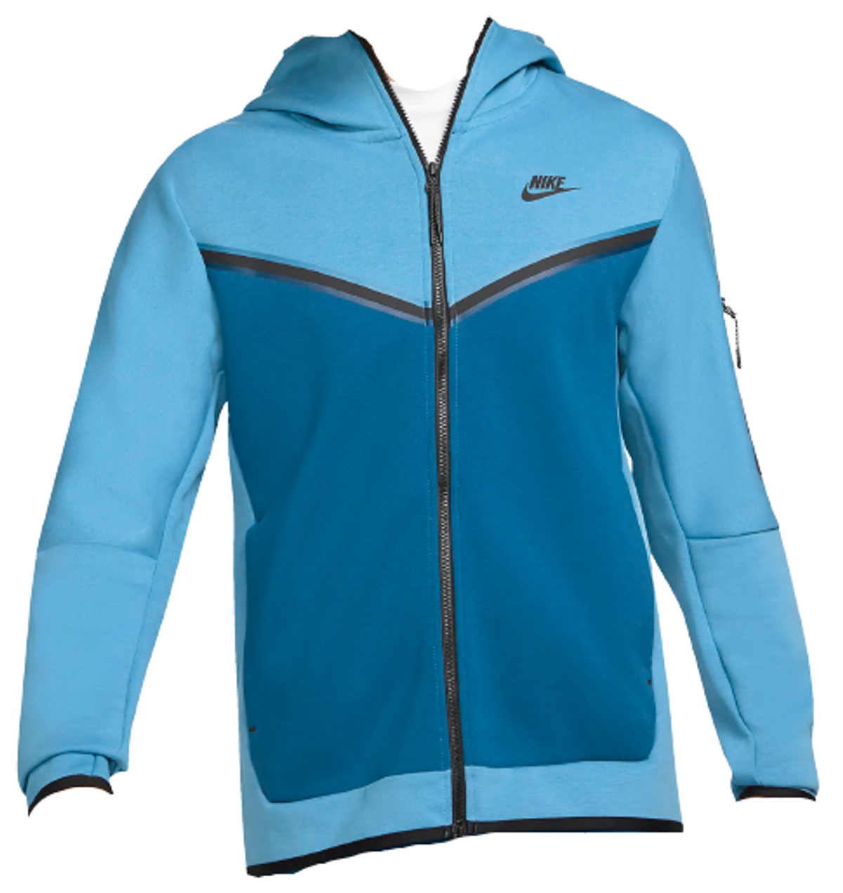 Nike Sportswear Tech Fleece Full-Zip Blue Hoodie