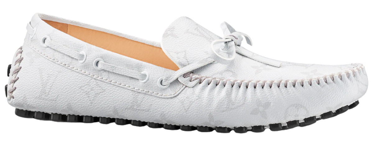 Louis Vuitton Arizona White Mocassins