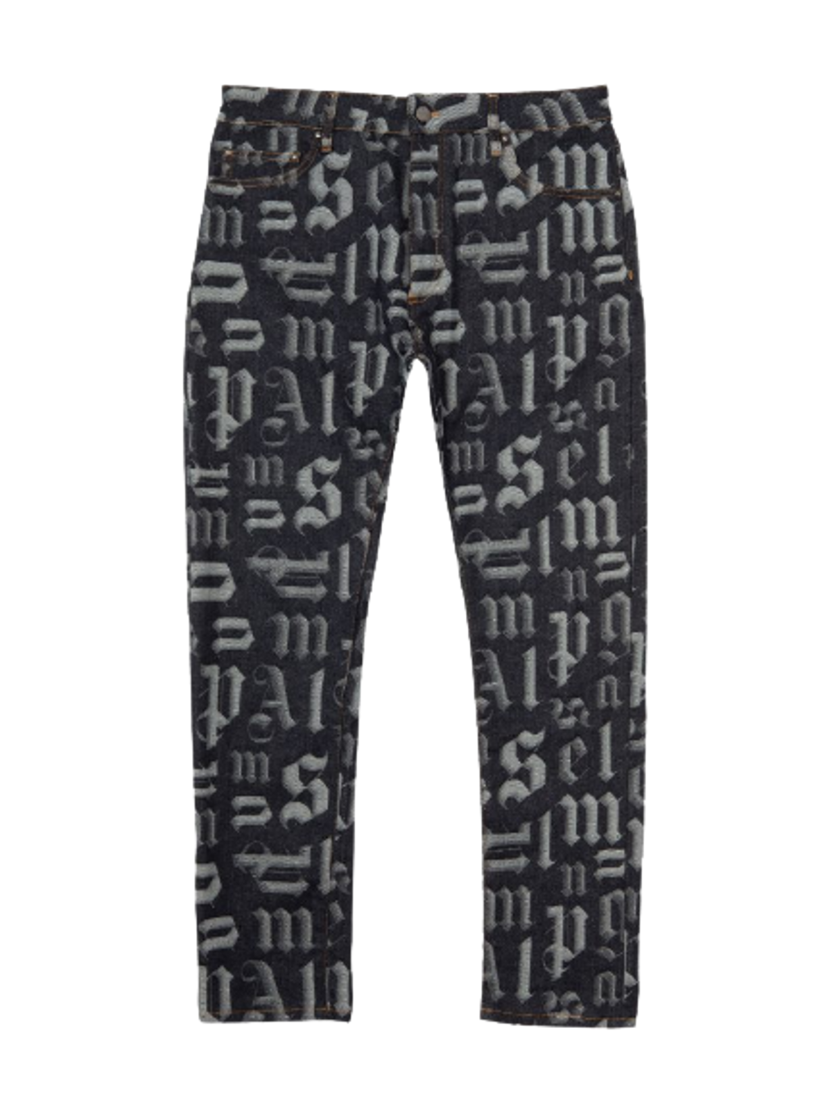 Palm Angels Monogram Black Jeans