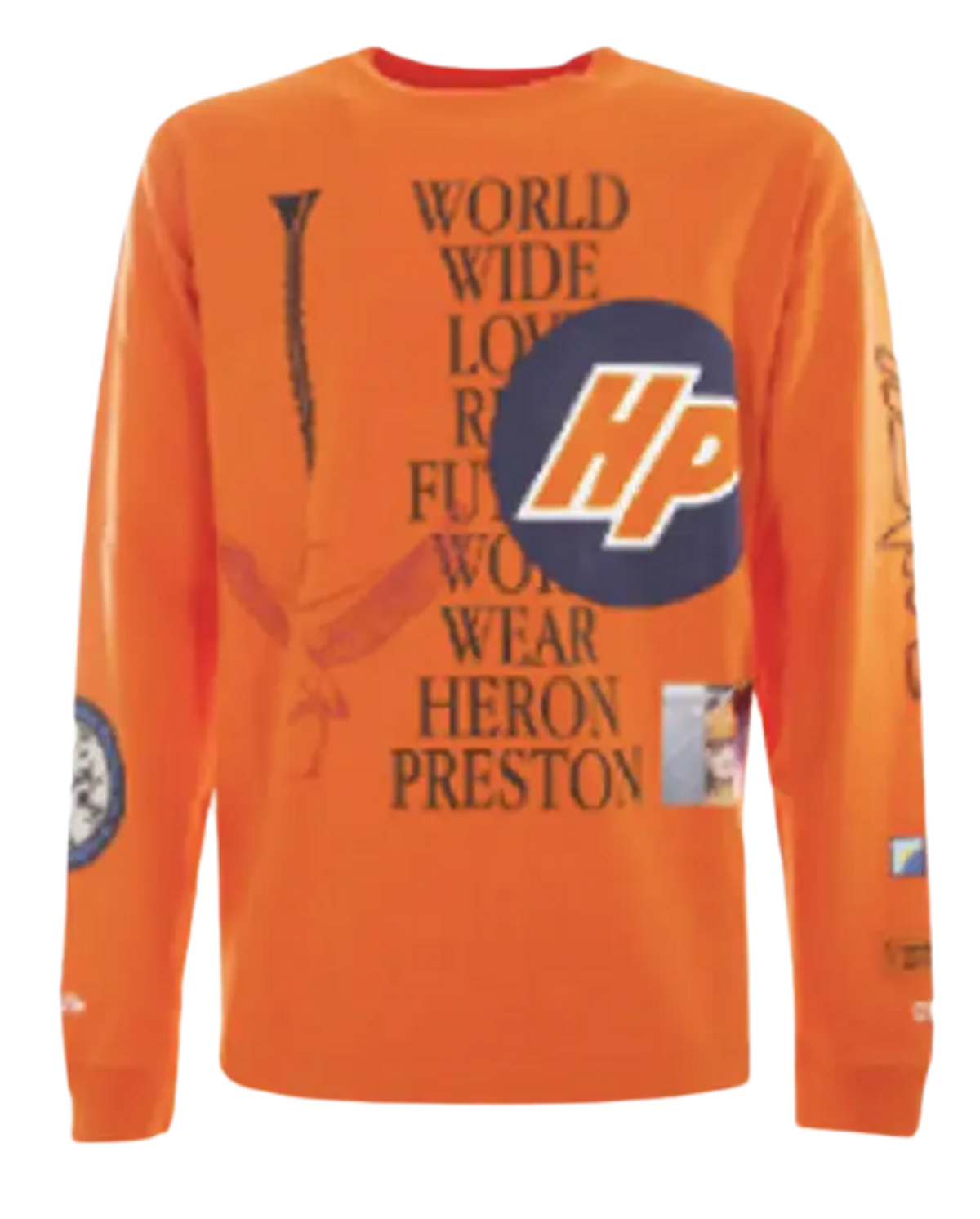 Heron Preston Orange Polyester T-Shirt