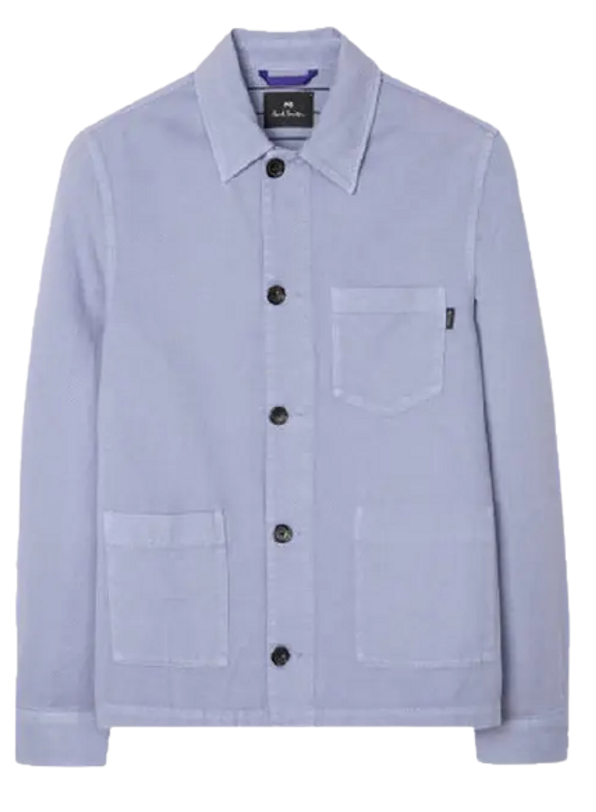 Paul Smith Blue Linen Chore Light Blue Jacket