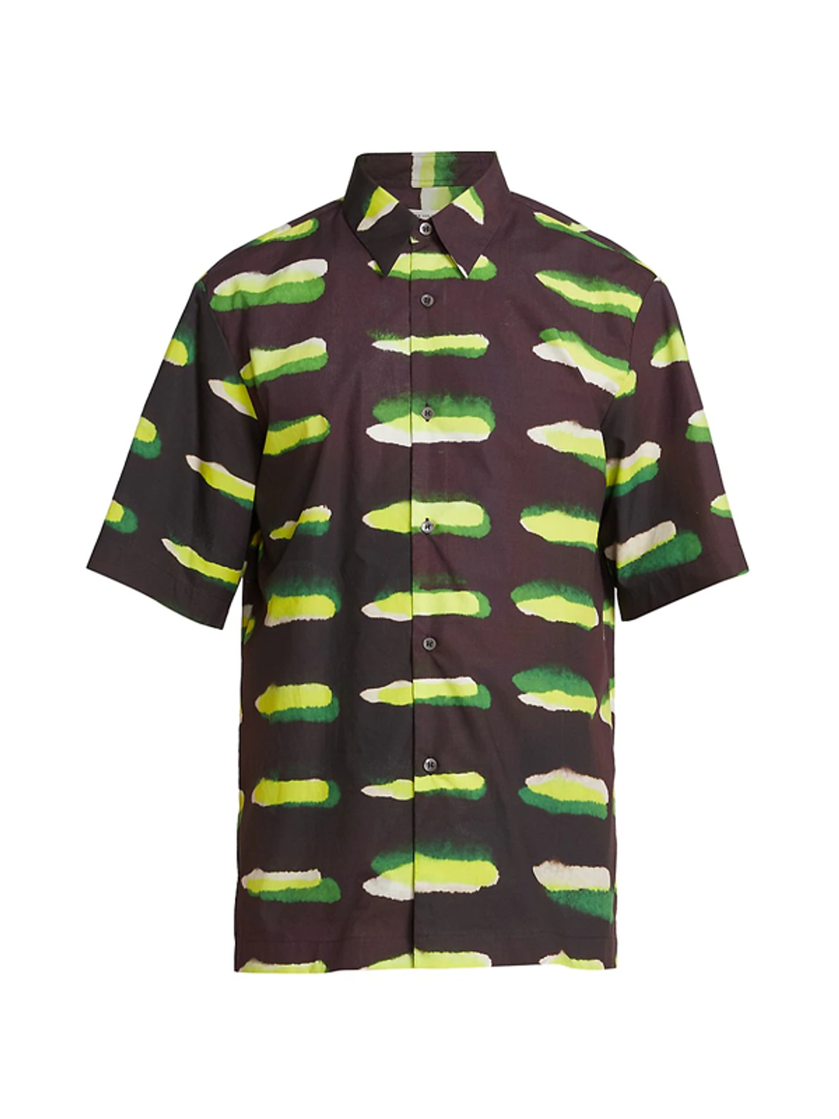 Dries Van Noten Black Len Lye Edition Poplin Shirt