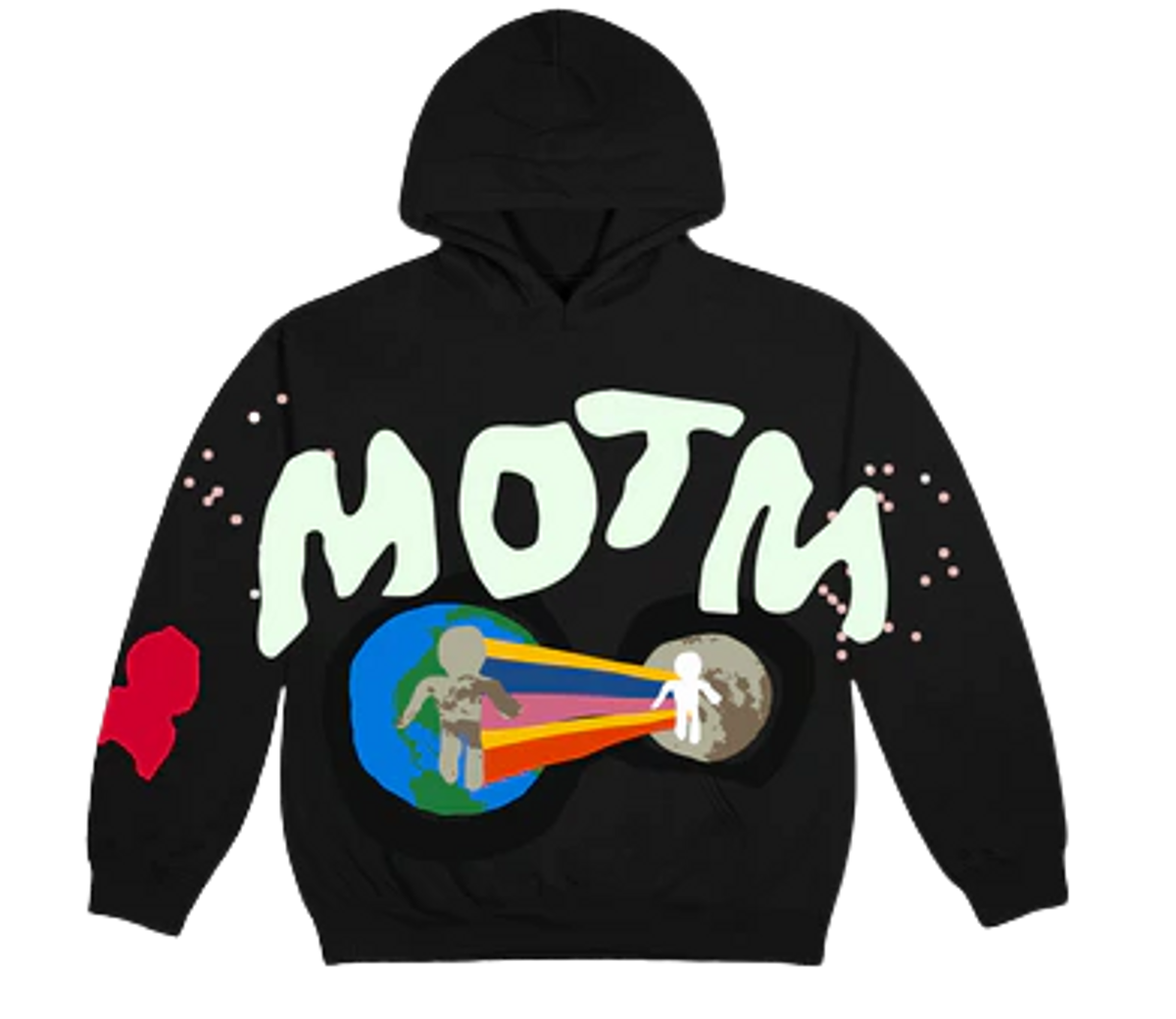 Cactus Plant Flea Market × Kid Cudi Merch I Am Curious Black Hoodie