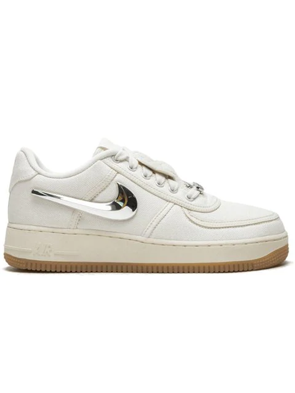 Nike × Travis Scott Merch Air Force Low 1 White Sneakers