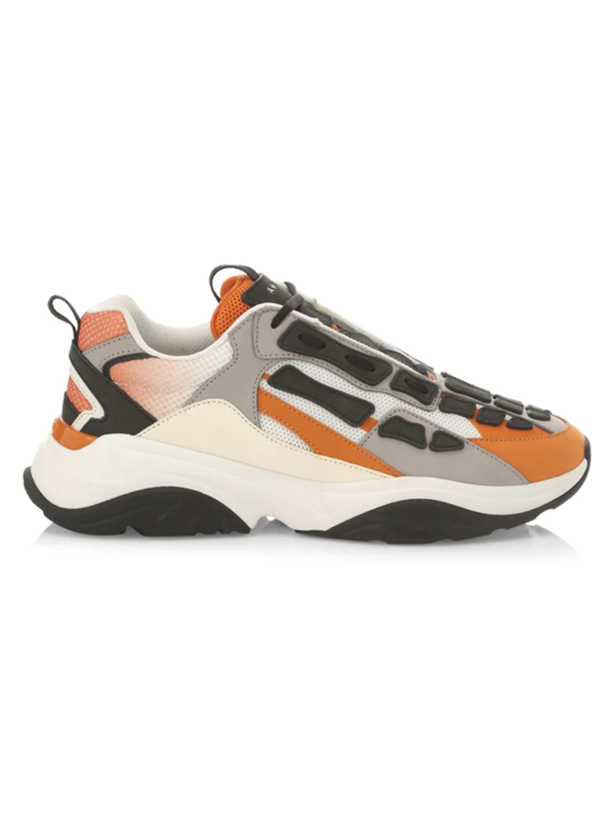 Amiri Multicolor Bone Runner Sneakers In Orange