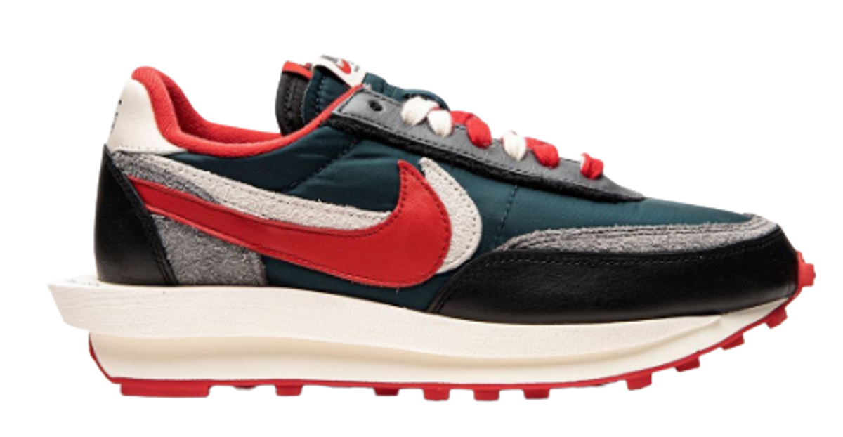 Undercover × Nike × Sacai Ldwaffle Blue Sneakers