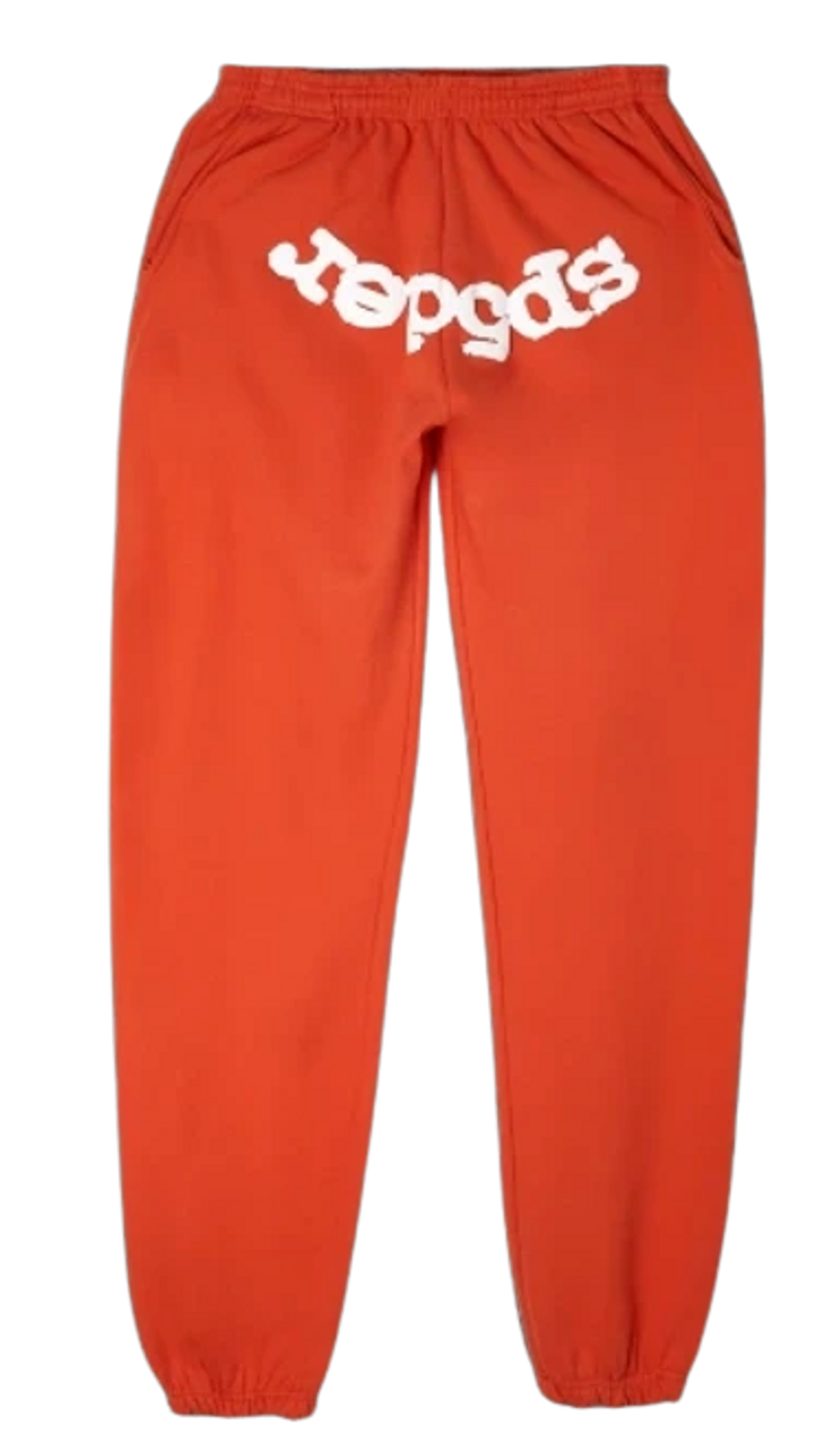 Young Thug Merch × Spider Worldwide Orange Logo Pants