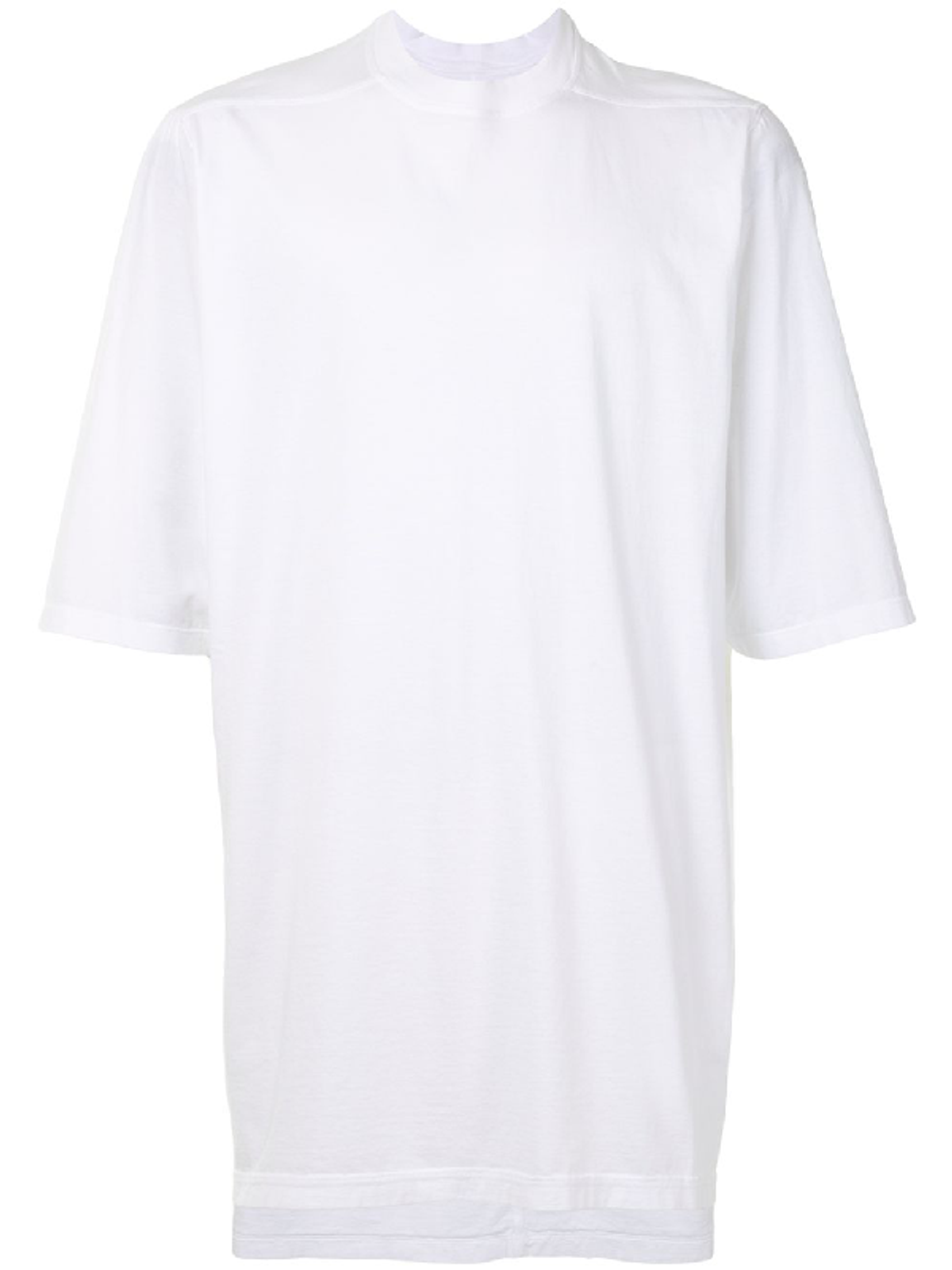 Rick Owens Oversized Longline White T-Shirt