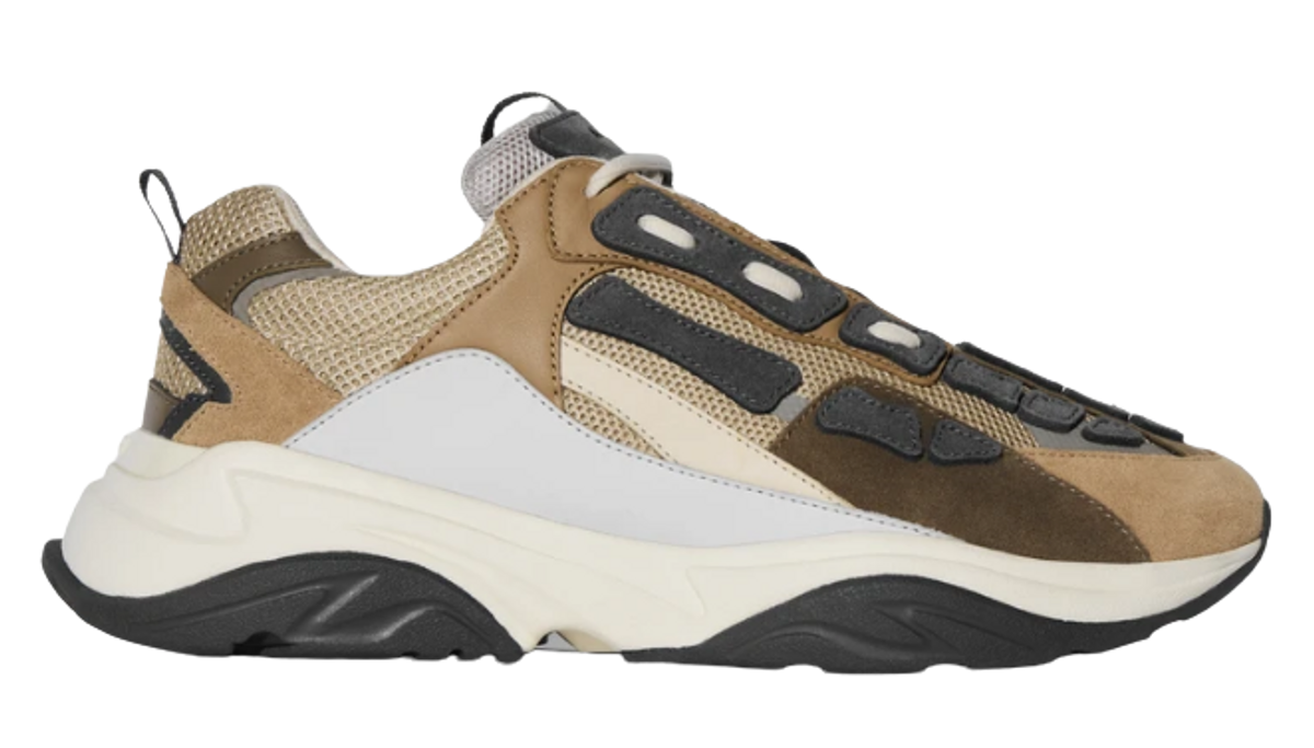 Amiri Bone Brown Runner Sneakers