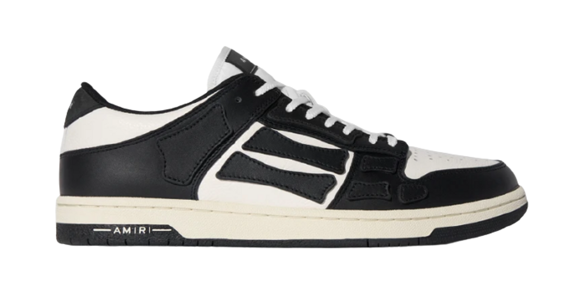 Amiri Skel Low White Black Sneakers