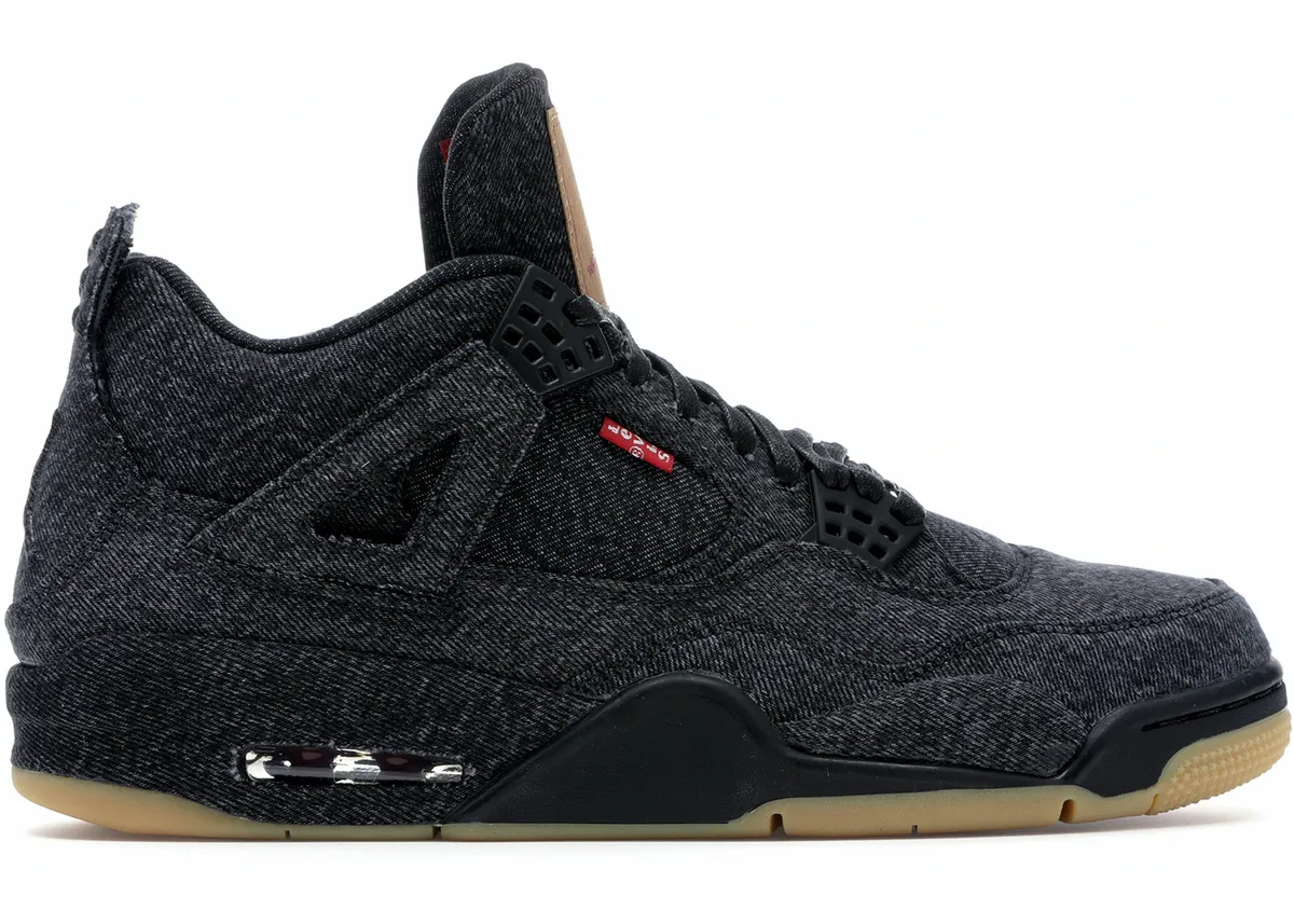 Levi’s × Nike Air Jordan 4 Retro Black