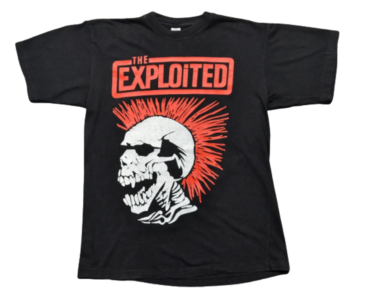 Vintage The Exploited Fuck The USA Punk Rock Band T-Shirt
