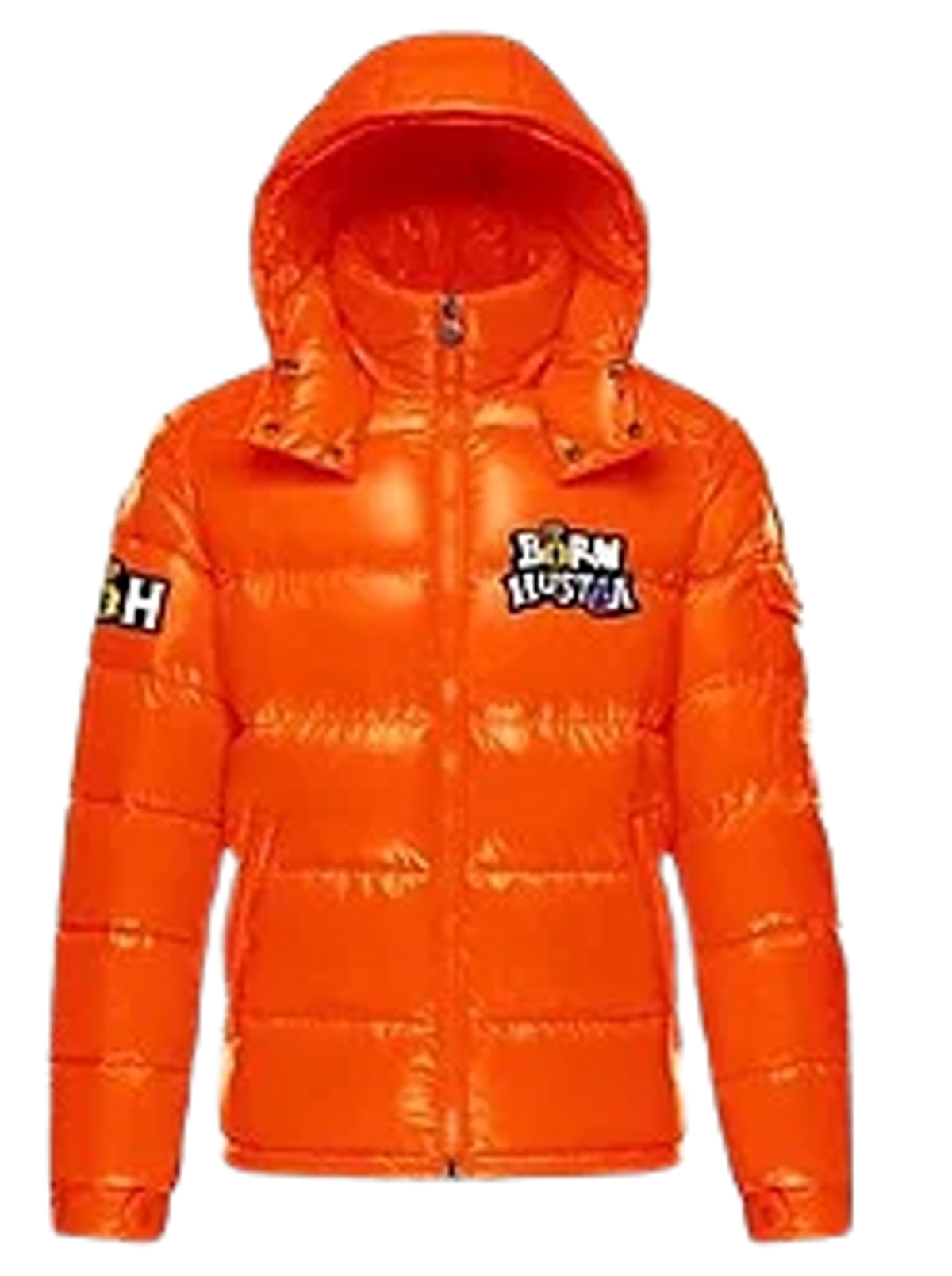 Born Hustla Bubble Orange Jacket