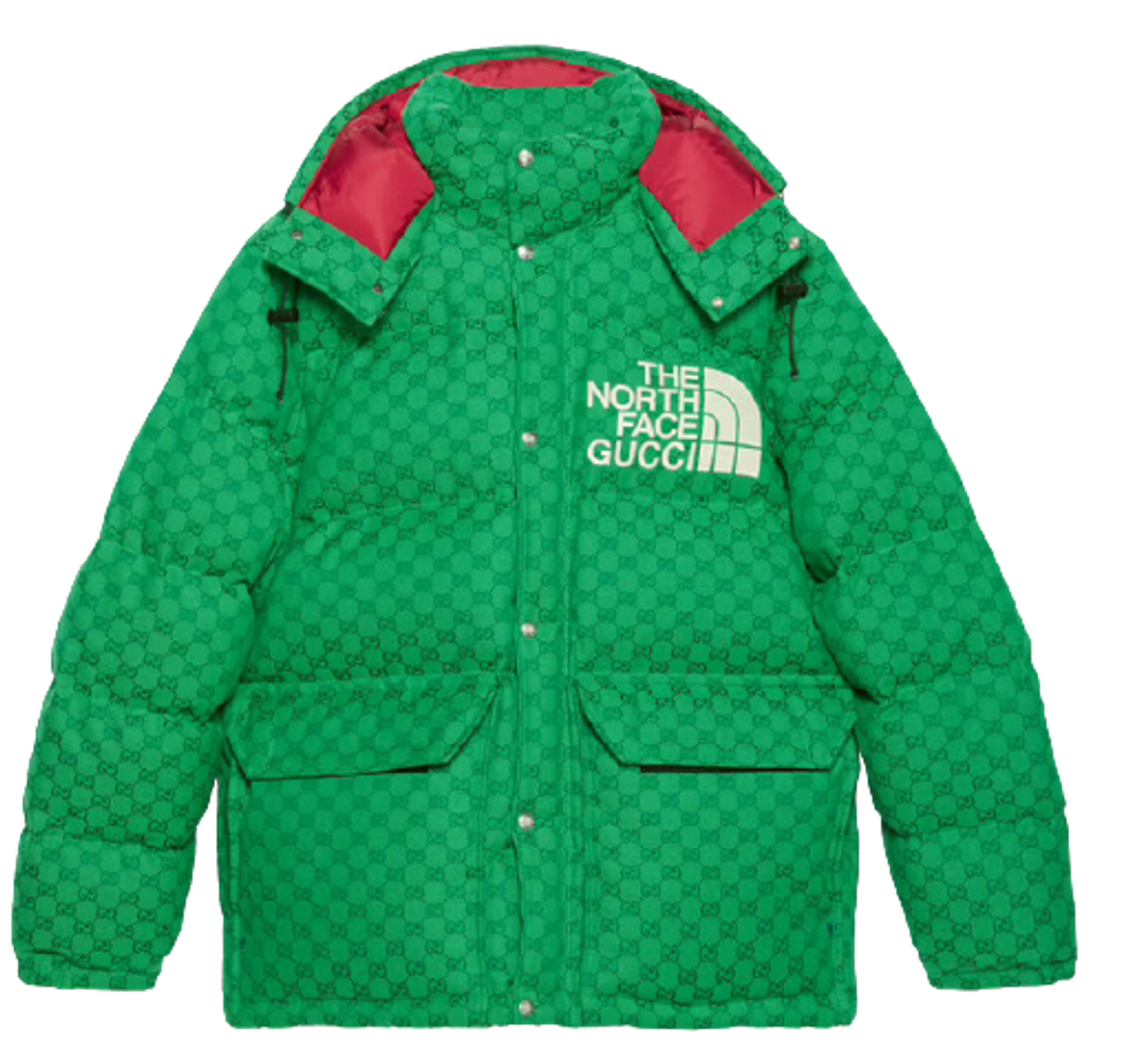 Gucci × The North Face Down Green Coat