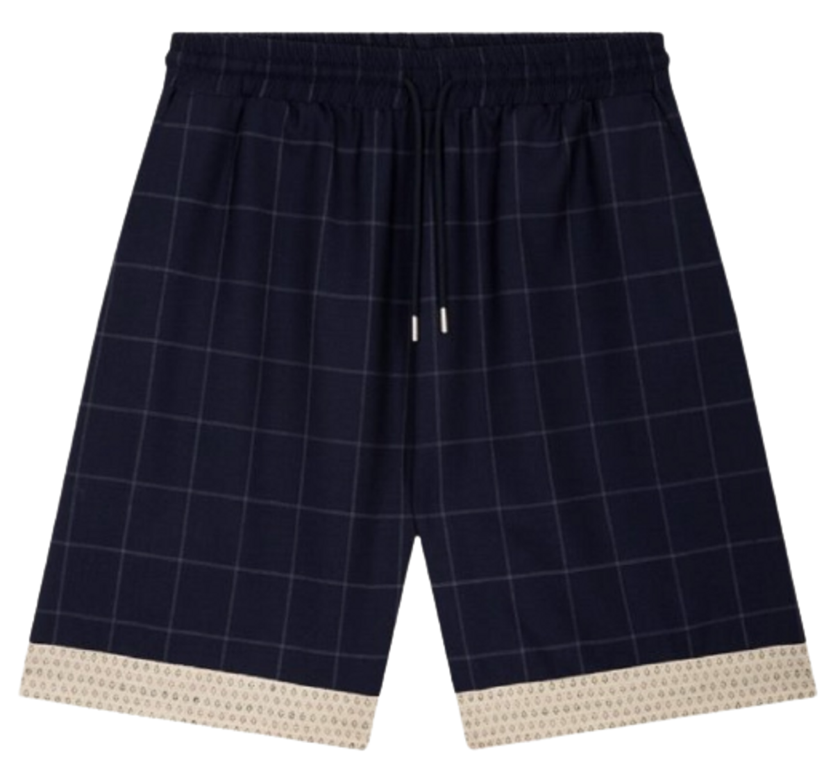 Drole De Monsieur Wool Check Shorts