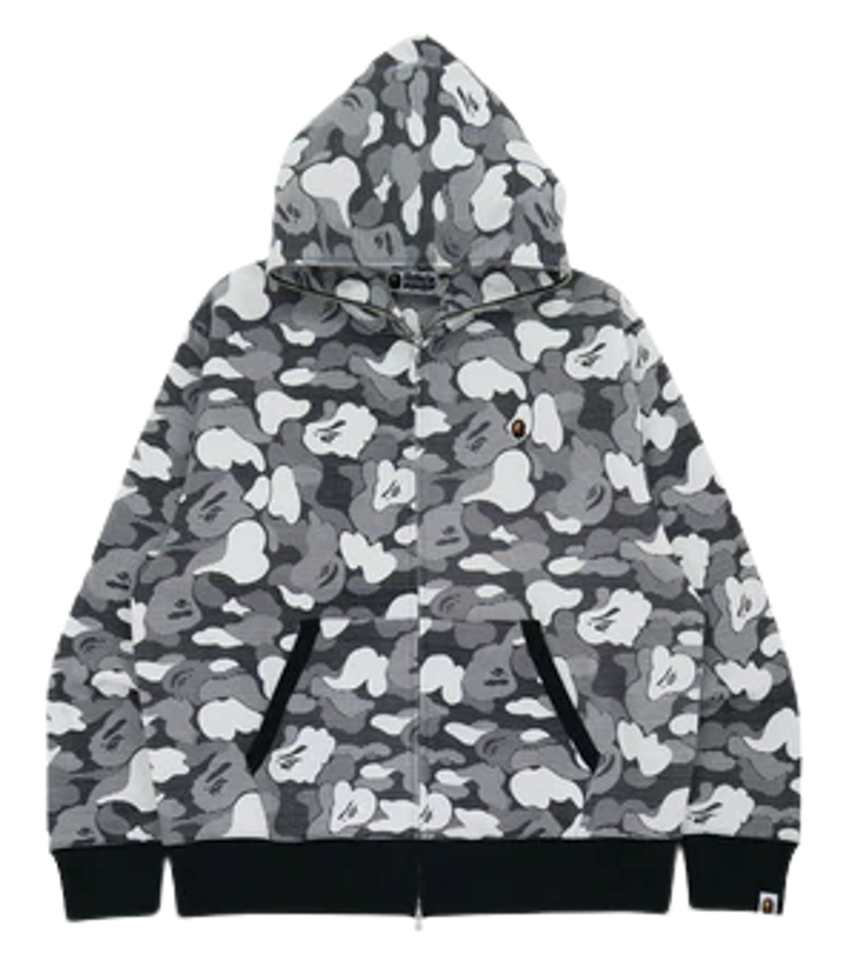Bape Stripe ABC Camo Relaxed Fit Full Zip Hoodie
