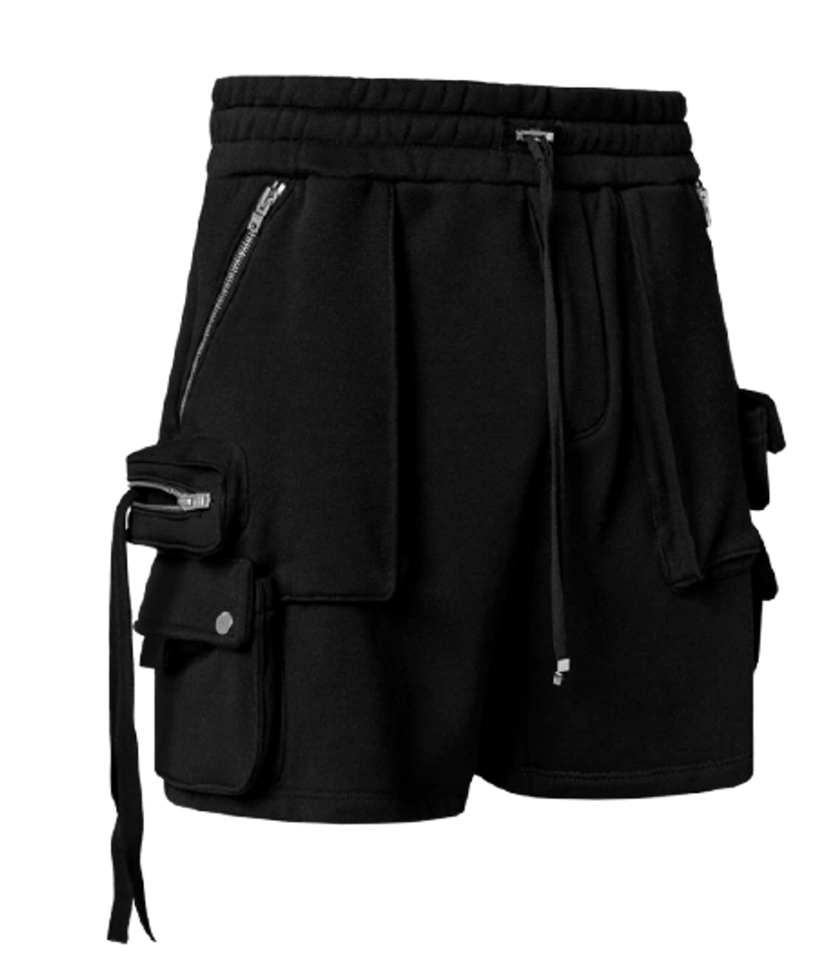 Amiri Tactical Cargo Black Sweatshorts
