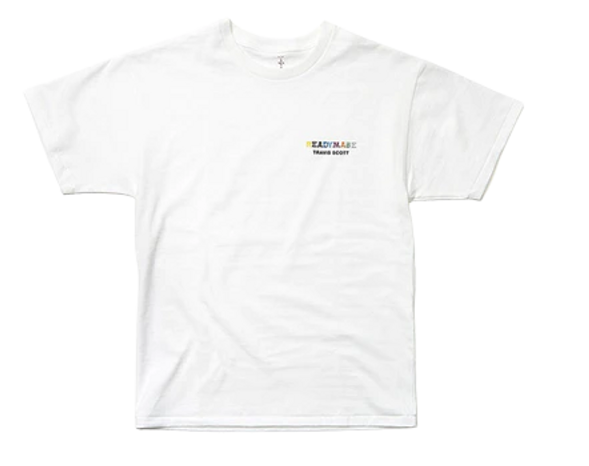 Travis Scott Merch × Readymade White Logo T-Shirt