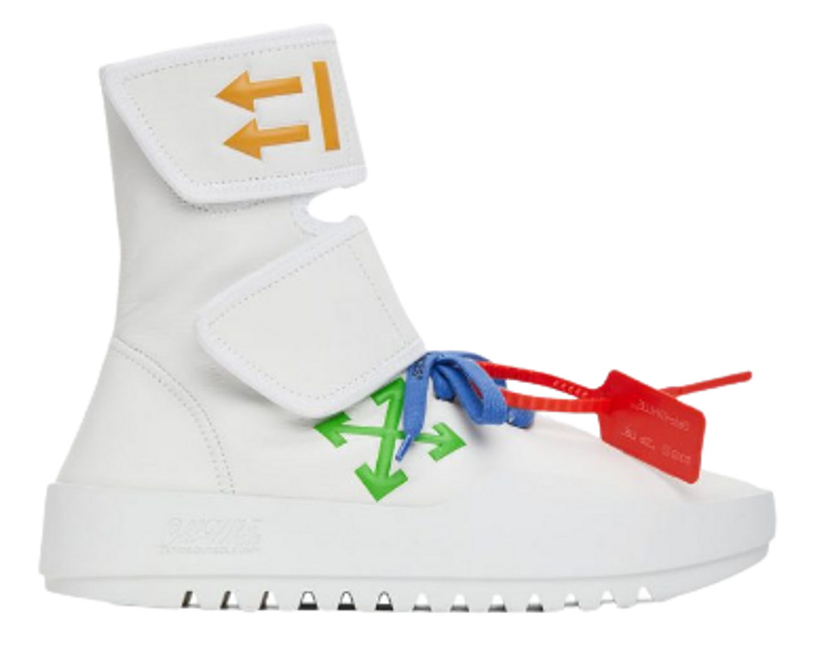 Off-White White Moto Wrap Sneakers