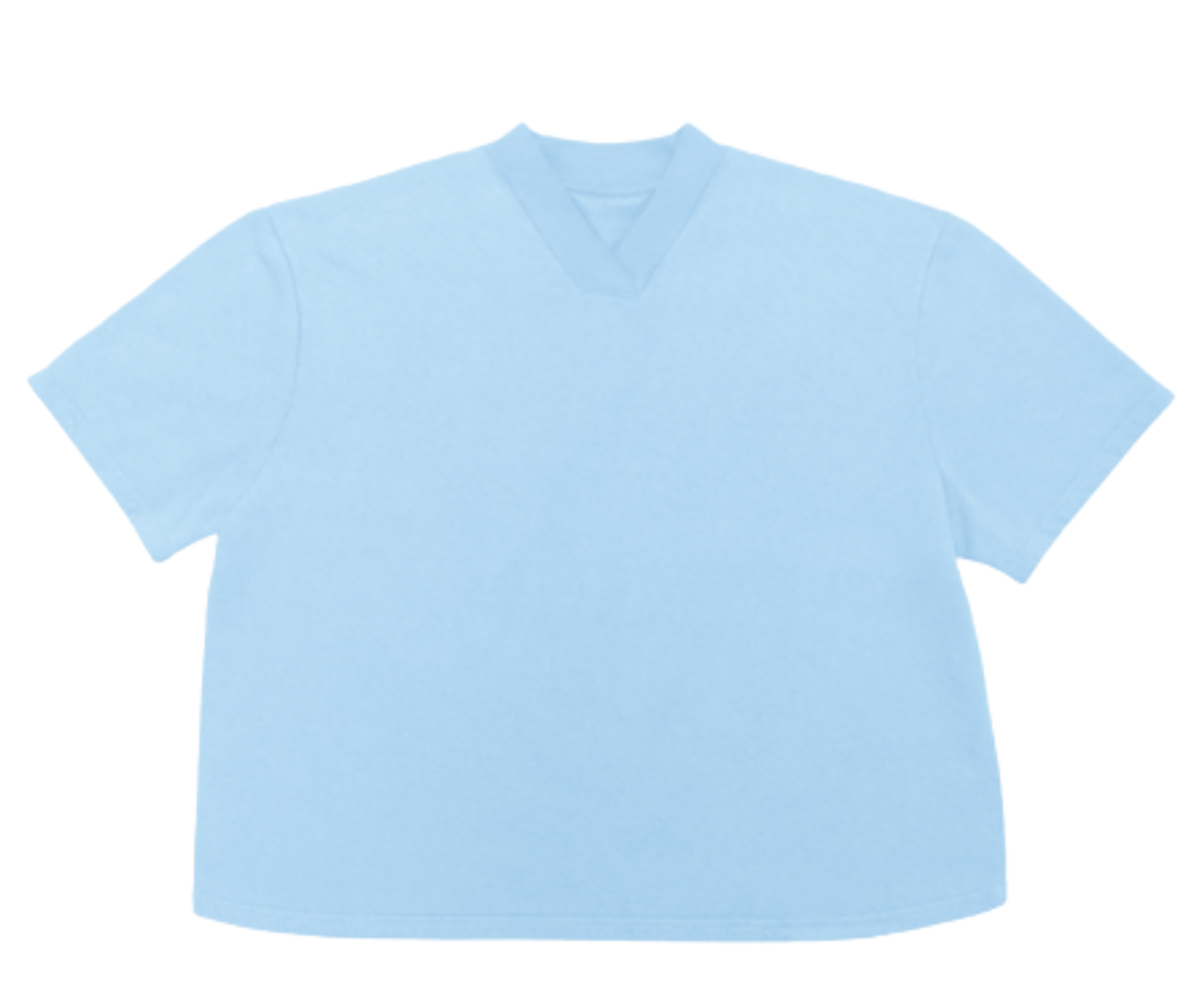Balenciaga × Kanye West Merch Blue Logo T-Shirt