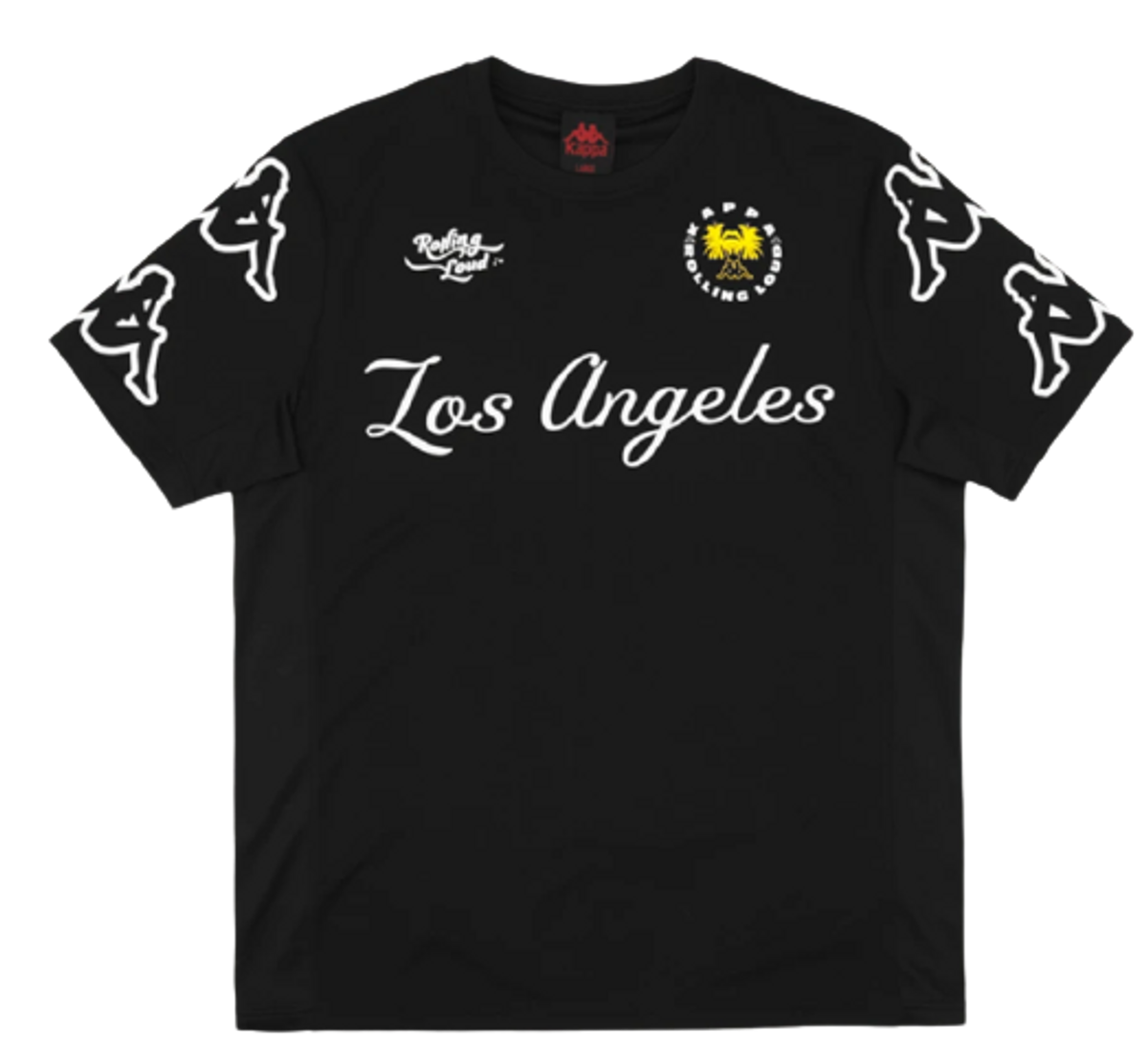 Kappa × Rolling Loud Merch LA 21 Black Jersey