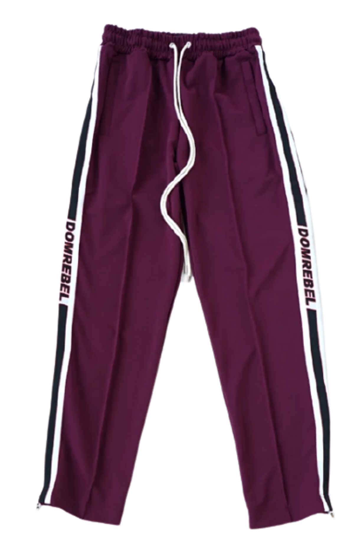 Domrebel Pleated Marsala Trackpants