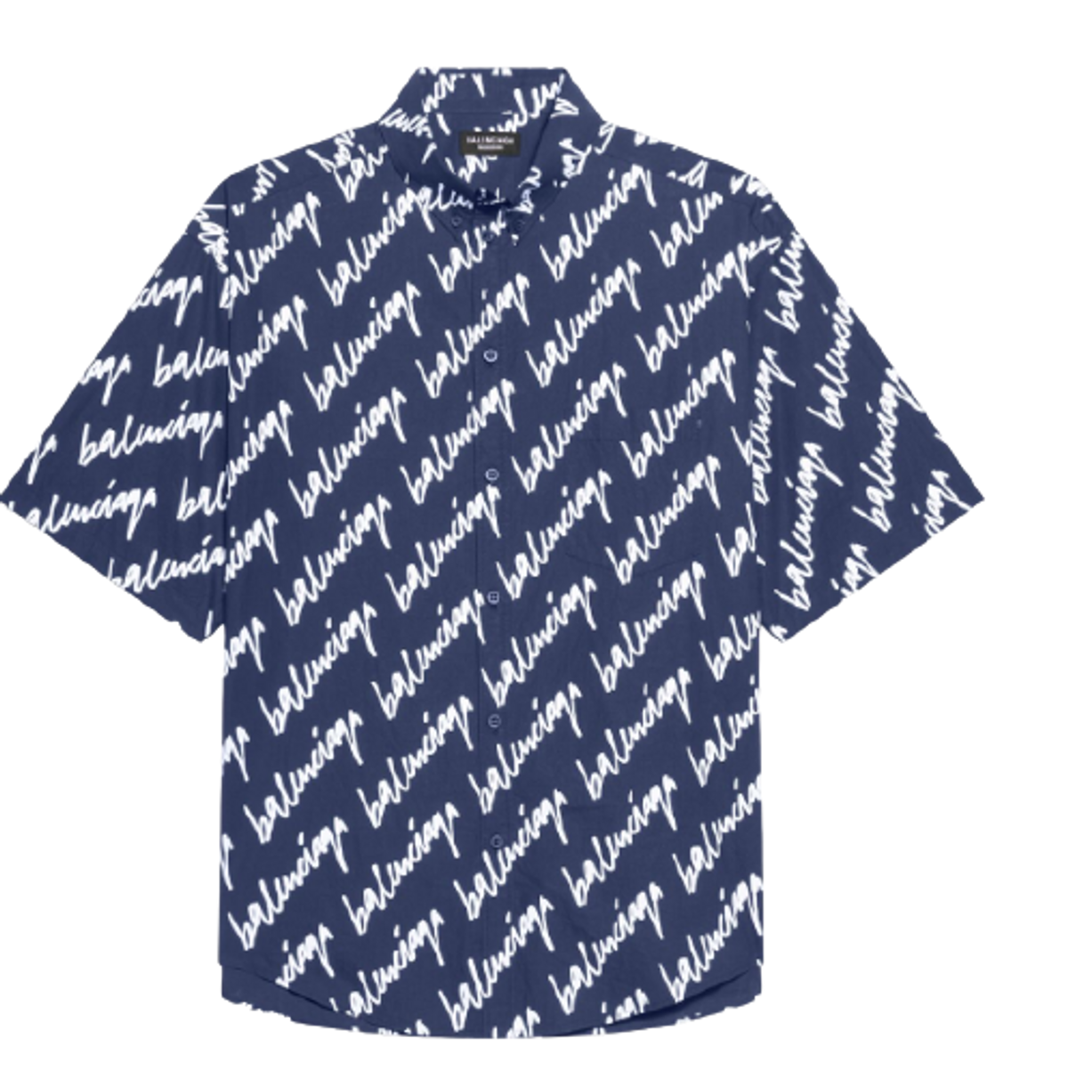 Balenciaga Scribble Short Sleeve Shirt