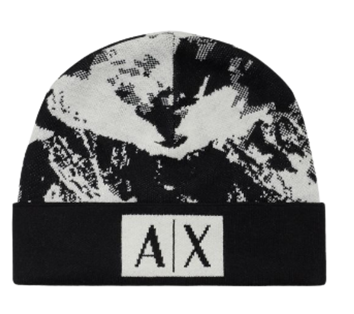 Armani Exchange Knit Black Beanie