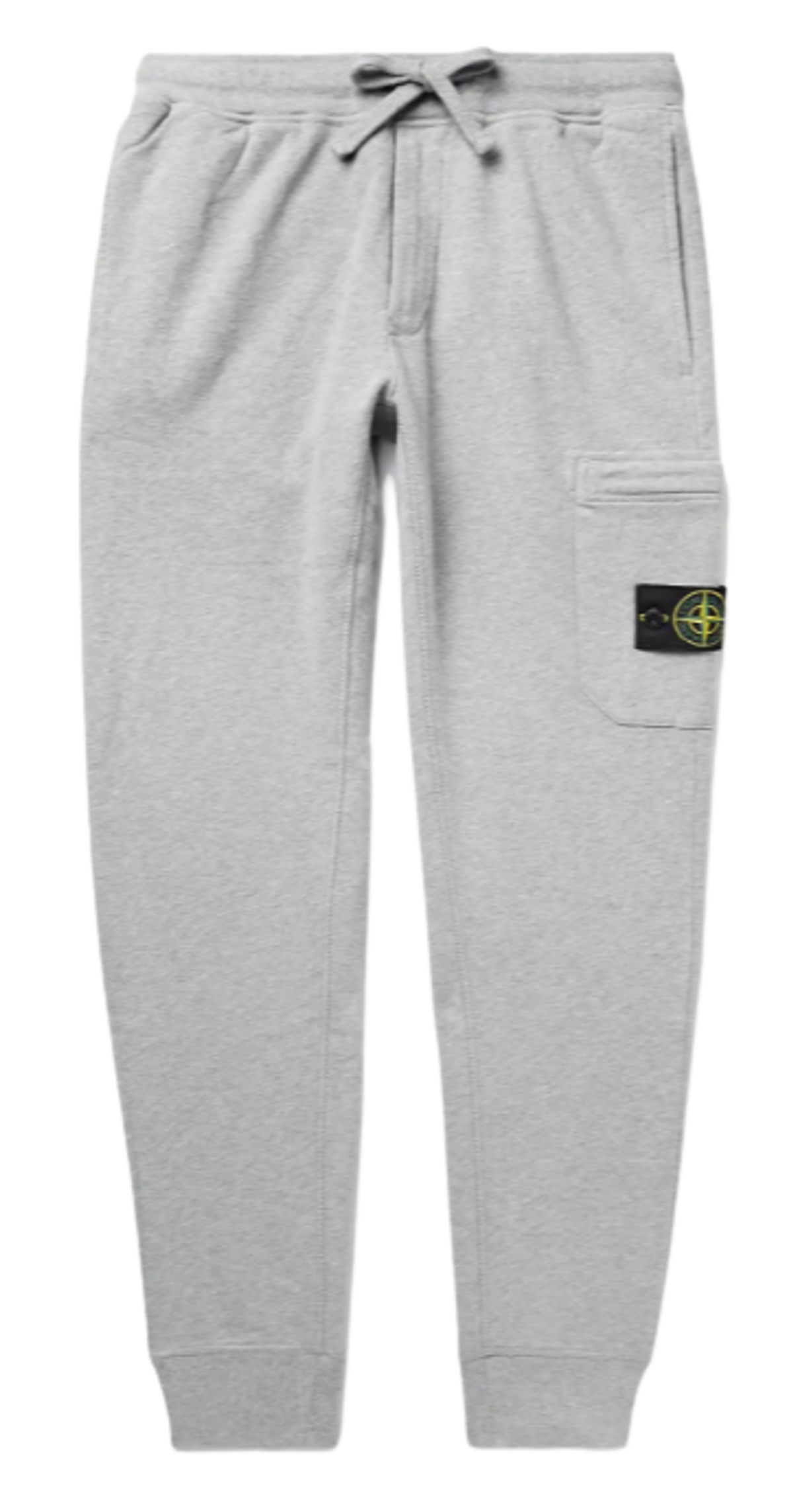 Stone Island Slim Fit Tapered Logo Appliqued Cotton Jersey Cargo Sweatpants