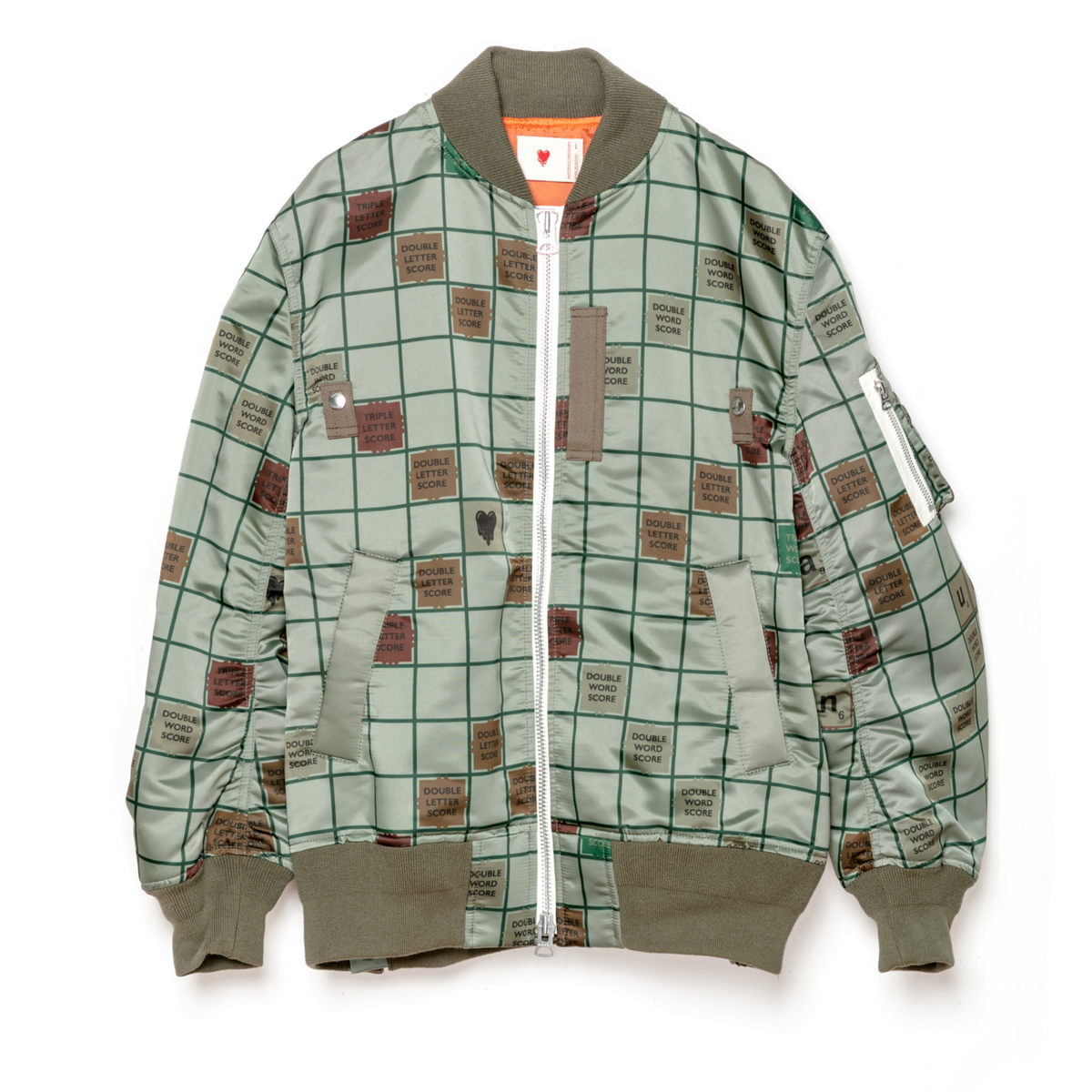 Sacai × Emotionally Unavailable Board Game Print Nylon Jacket
