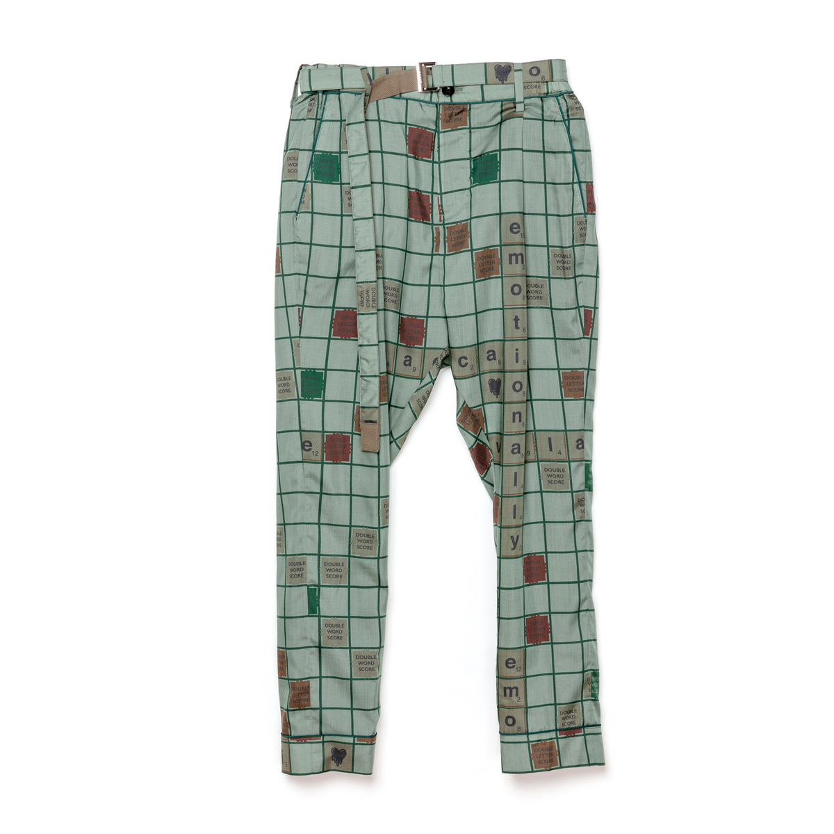 Sacai × Emotionally Unavailable Board Game Print Pajama Pants