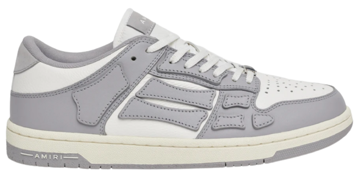 Amiri Skel-Top Low Grey / White Sneakers