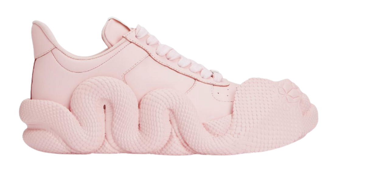 Giuseppe Zanotti × Young Thug Merch Cobras Pink Sneakers