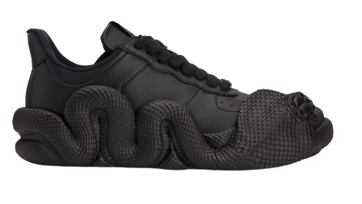 Giuseppe Zanotti × Young Thug Merch Cobras Black Sneakers