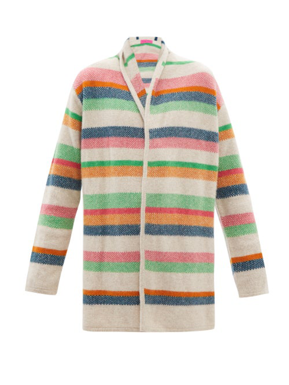 The Elder Statesman Pace Striped Cashmere Cardigan