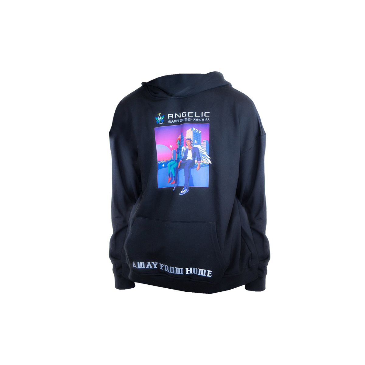 Angelic Earthling Black AFH Hoodie
