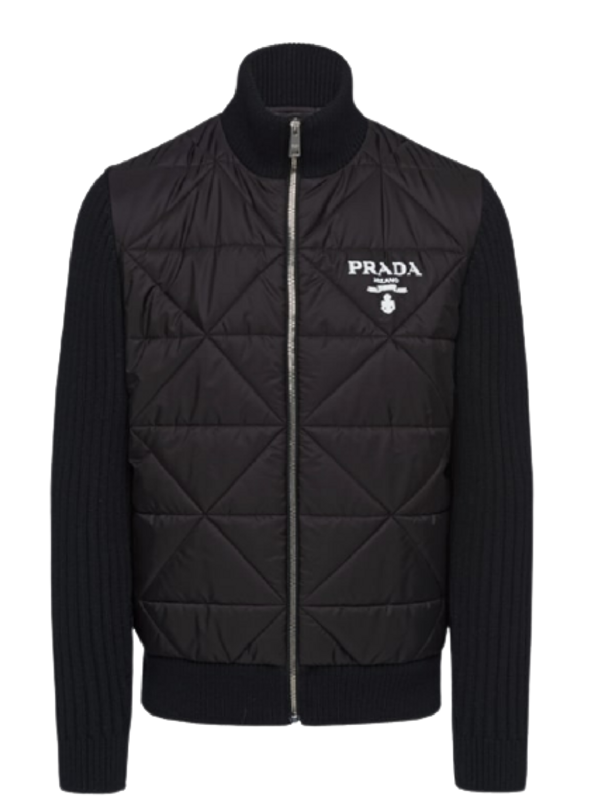 Prada Quilted Re-Nylon Cashmere Jacket