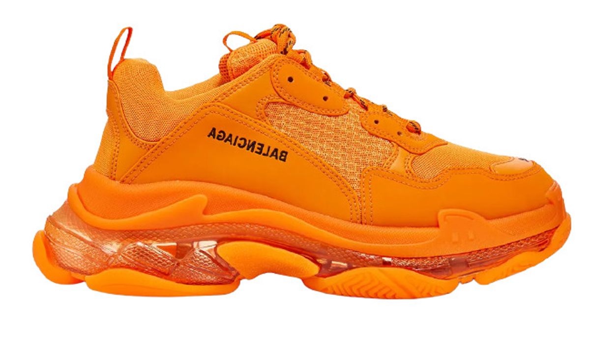 balenciaga sneakers orange
